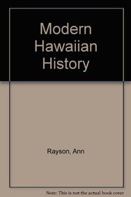 Modern Hawaiian History 1880188902 Book Cover
