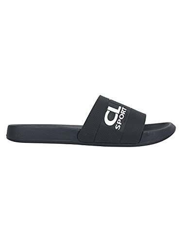 Image of mens Cl-f-m-205 grey-navy Slipper