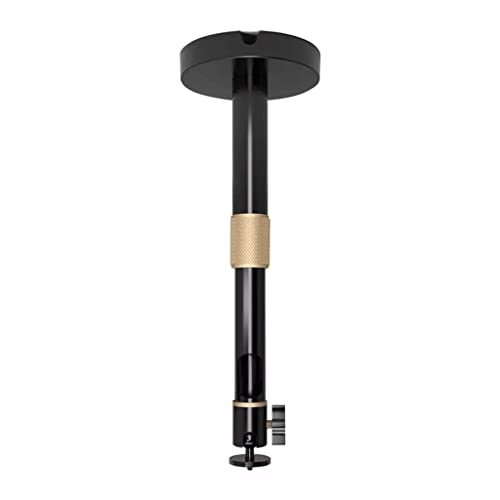 Support plafond projecteur robuste avec tête rotative orientable