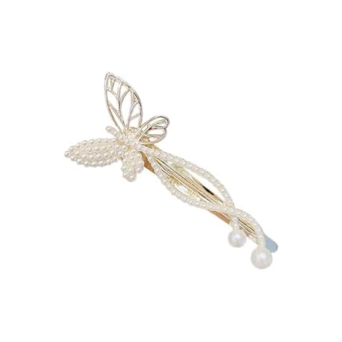 Pearl Butterfly Hair Clip for Weddings Cover