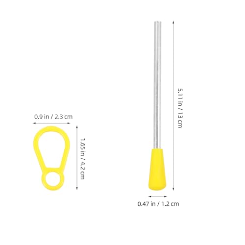 Set de 10 Baquetas de Percusión y Triángulos de Hierro con Mango de Plástico, Herramienta Manual para Instrumentos Musicales, Accesorios para Baterías y Percusión miniatura 2