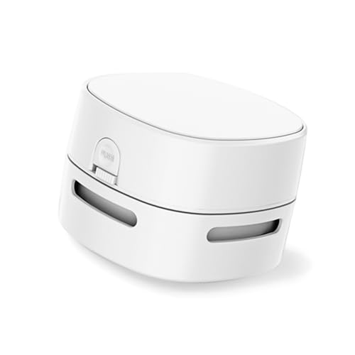 TARSHYRY Mini-Desktop-Staubsauger mit USB-Ventilator, Tragbarer Kabelloser Tisch-Staubkehrer Zum Reinigen von Staubkrümeln, Haarresten, für Tastatur, Zuhause, Büro, Schule,