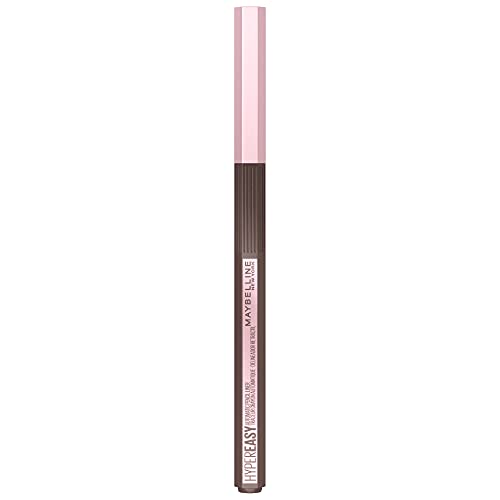 Maybelline Hyper Easy No Slip Pencil Eyeliner Makeup, Medium Brown, 0.001 oz.