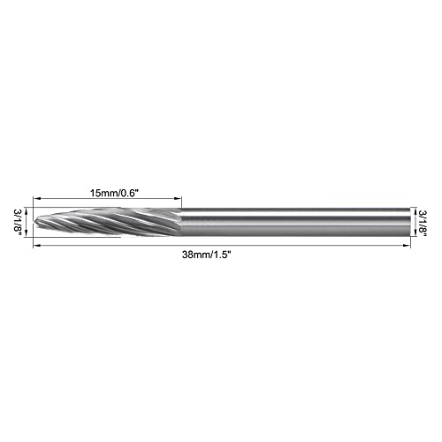 Fresas de carburo de tungsteno para taladro 3 mm, 2 piezas miniatura 2