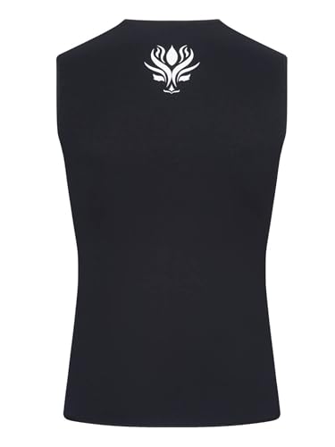 Hansber Camiseta de Neopreno para Hombre 3mm Traje de Natación y Buceo con Cremallera, Ajuste Elástico, Color Negro, Talla Mediana miniatura 4