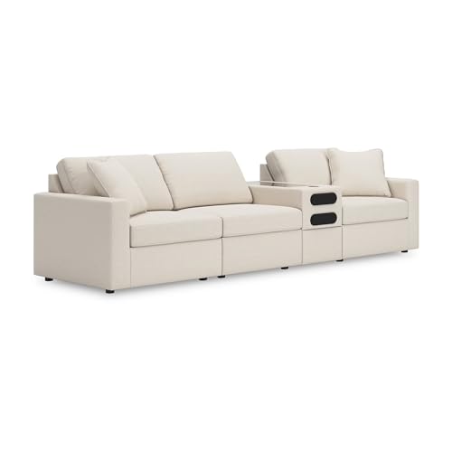 Image of Signature Design by Ashley Modmax Modular Sectional with Console, Oyster