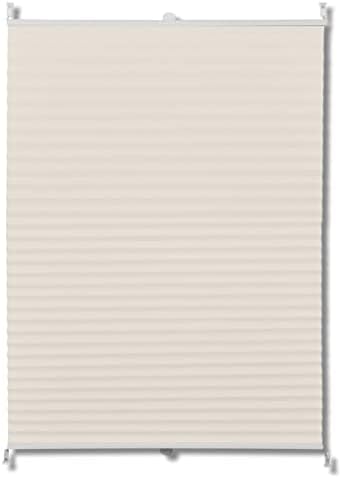 vidaXL Plisse Blind 40x100cm Creme