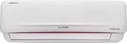 Lloyd 1.5 Ton 3 Star Hot & Cold Inverter Split AC (5 in 1 Convertible, Copper, Anti-Viral + PM 2.5 Filter, Anti Corrosion Coating, White with Red Deco Strip, GLS18H3FWRHP)