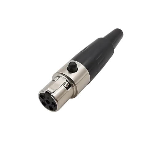 Câble de microphone stable avec adaptateur à souder XLR 3 à 6 broches anti-parasite