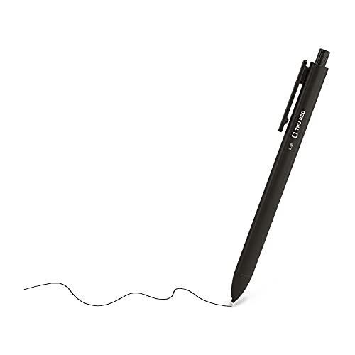 Bolígrafos TRU RED retráctiles gel negro 15 unidades miniatura 3
