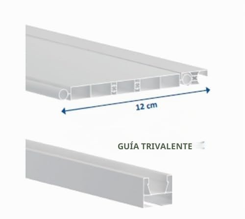 ROLLPLAST Kit de Puerta de Fuelle de PVC 82 cm x 224 cm Color Blanco o marrón Pinto