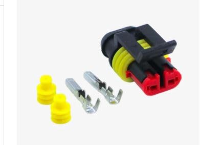 2 Pin Automotive Waterproof Connector Kit - AMP Superseal 1.5mm Series IP67 (Pack of 1)-image-34