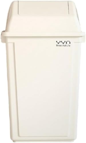 Tirczilフタ付きの 40L/60L 大容量分別ゴミ箱。北欧風でシンプルでおしゃれなスリムなデザインで、ゴミ袋が見えない。洗面所、キッチン、リビング、寝室、屋外でも使用可能な白いゴミ箱N6