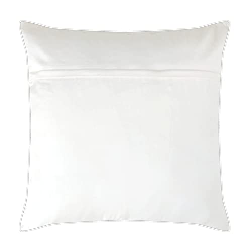 Craftbot Indian Style Throw Pillow Cover - 16X16 - Pack Of 1 - Light Peach - Decorative Embroidered Pastel Throw Pillow - Luxury Accent Pillow - Bollywood Toss Cushion Cover - No Insert Included #TOP4