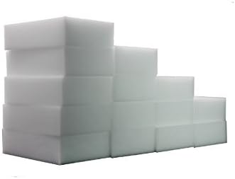 BATA Magic Cleaning Eraser Melamine Foam Sponges White Last Long (9x6x3cm pack of 100)