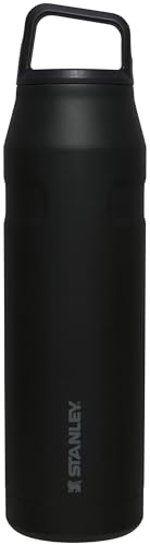 Image of Stanley IceFlow Cap and Carry Water Bottle | Wide Mouth Twist Lid | Lightweight & Leakproof for Travel & Sports | Insulated Stainless Steel | BPA-Free