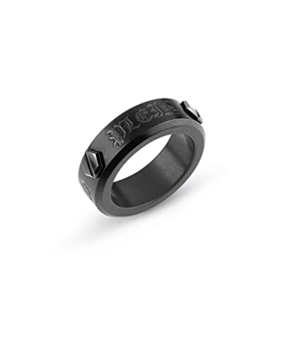 Bague homme Philipp Plein acier anti-rayure IP Gun PJ7AA14R