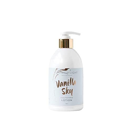 Living Light Vanilla Sky Hand & Body Lotion | No Parabens, Mineral Oils, Synthetic Colours or PEGs | No Animal Testing | Made in New Zealand | 13.5 fl oz 400ml