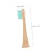 PACKOVE 4pcs Bamboo Toothbrush Replacement Heads Soft Bristle Compatible Reusable