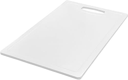 Tábua De Corte Polietileno (50x30x1, Branco-Com Canaleta)