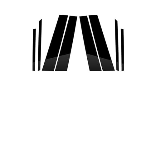 Postes de pilar de ventana para BMW X3 F25 2011-2017 en fibra de carbono negro