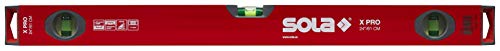 Image of SOLA LSX24 X PRO Aluminum Box Profile Spirit Level with 3 60% Magnified Vials, 24-Inch