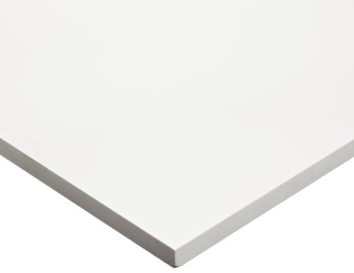 PVC (Polyvinyl Chloride) Sheet, Opaque White, Standard Tolerance, UL 94/ASTM D1784, 1/8