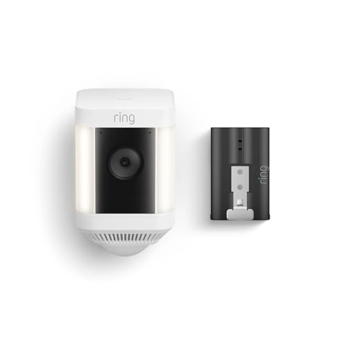 Ring Spotlight Cam Plus, Battery with extra Quick Release Battery