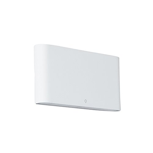 Qazqa - Outdoor Wall Lamp I Wall Light White 17.5 cm incl. LED IP65 - Batt Garden- - Modern | 2 Light - Aluminium Outdoor wall Light - Suitable for