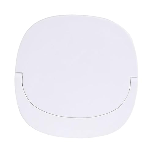Specchio compatto da viaggio illuminato specchio per il trucco borsa portaoggetti portatile pieghevole 3 modalità a LED per bianco