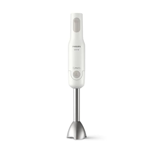 Philips Staafmixer Viva Collection - ProMix-mengtechnologie - 650 W - Antispat mesbeschermer - Snelle ontkoppeling met 1 knop - Ergonomisch design - Inclusief beker - HR2534/00