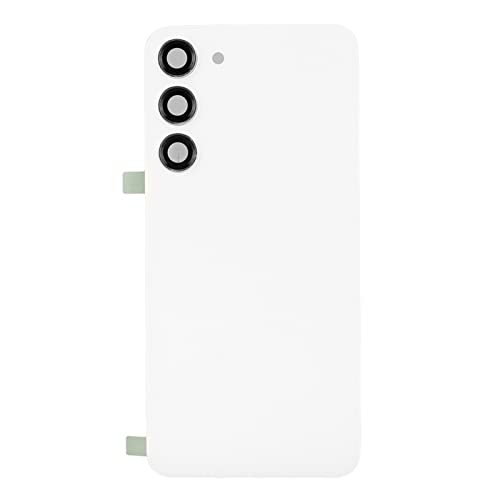 Kit di Vetro di Copertina per Telefonia Mobile per S23 Plus con Obiettivo Fotocamera Preinstallata e Strumenti di Riparazione bianco