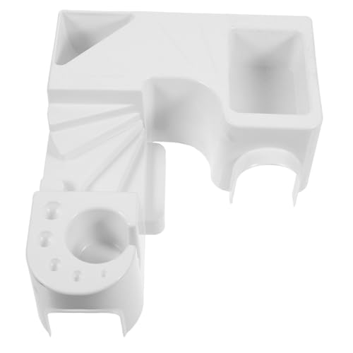 HAPINARY Juguetes de Jaula para Hamster casa Jaula para Gatos Basura hámster cabaña trampas casita Hamster jaulas para Hamster Villa Chinchilla escondite de Jaula de Ratas el plastico Beige