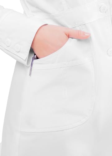 Adar Universal Lab Coats for Women - Perfection 32" Lab Coat - 811 - White - S