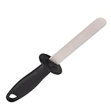 DOITOOL 1stück Praktischer Wetzstahl Messerschärfer mit Ergonomischem Griff Beidseitig Nutzbar Korrosionsbeständig und Langlebig für Küchenmesser Scheren und Outdoor messer