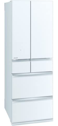 Amazon.co.jp: 三菱電機 540L 6ドア 冷蔵庫 フレンチドア クリスタル