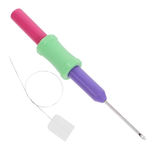 Homoyoyo Adjustable Punch Needle Tool Embroidery Pen Set for DIY Craft Punch Needle for Needlework Embroidery Projects Sewing