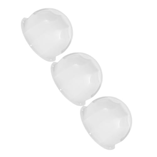 ORFOFE 3pcs Security Camera Cover Outdoor Camera Sun Rain Cover Housing Camera Protector Cover Clear Cover