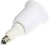 Yi Lighting (E11 to E26/E27) Mini Candelabra E11 to Medium E26/E27 Standard Screw Socket Adapter Converter (Pack of 1)