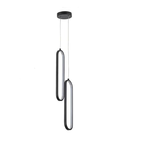 Lustre de salon pour corriger un éclairage sombre avec plafonnier LED 2 têtes