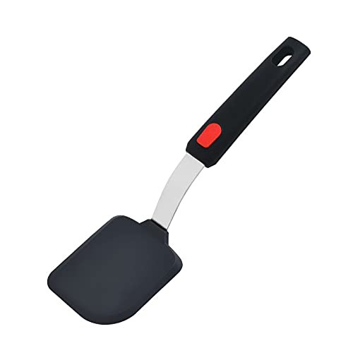 Image of Silicone Turner, Non-Stick Hygienic Solid Heat-Resistant Flexible Silicone Spatula ((M) Pack of 1)