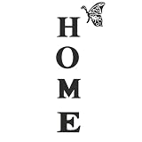 Home Sign Black Letter Mirror Wall Sticker DIY Mirror Effect Farfalla Specchio Adesivo da parete rimovibile Decalcomania Decorazione soggiorno Accessori per la decorazione della casa Adatto per