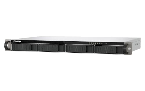 Image of QNAP TS-433eU-US Compact 1U Short-Depth Rackmount 2.5GbE NAS