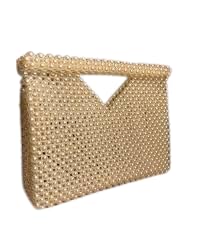 Evening Clutch Handbag, Pearl Beaded Design, Elegant Party Purse for Women-picture-53