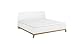 Produktbild Rauch Möbel Carlsson Bett Doppelbett Futonbett in weiß, Absetzungen/Füße Eiche massiv, Liegefläche 160x200 cm, Gesamtmaße BxHxT 169x97x207 cm