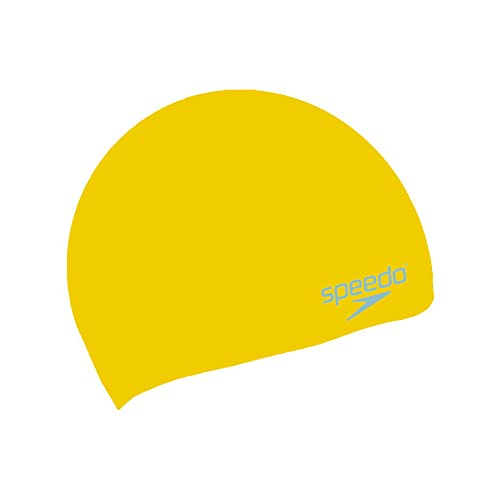 Image of Speedo Unisex Kids Moulded Silicone Chlorine Resistant Swim Cap for Boys and Girls