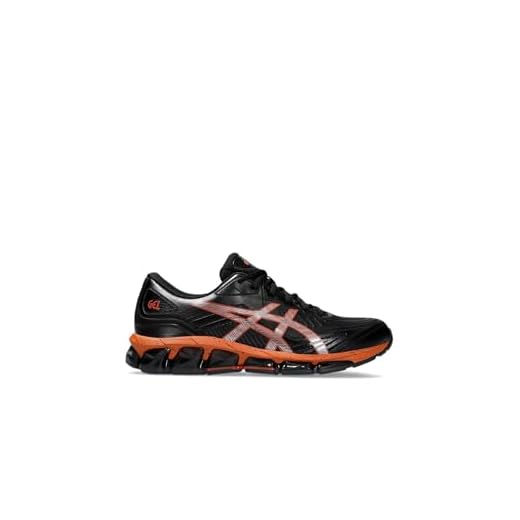 ASICS Quantum 360 VII Hombre Zapatos para Correr Negro Naranja