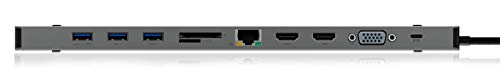 Hub USB Type-C con VGA y lector SD para trabajar en casa con doble pantalla 3