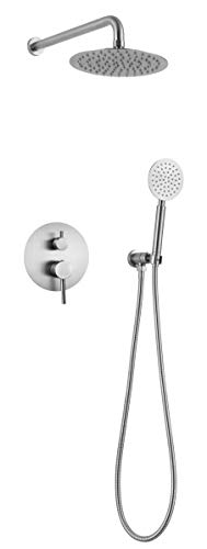 LARDECOR - Colonna Doccia per Bagno, in Acciaio