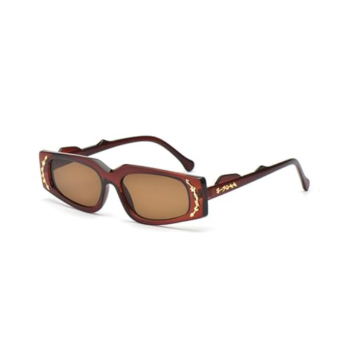 Lunettes de soleil de rue au design étroit populaire pour un style mixte affirmé